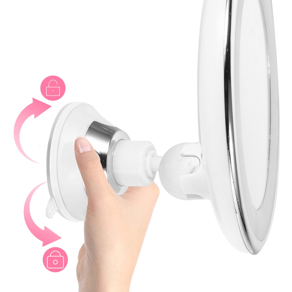LED Makeup Mirror with 10x Magnification Light