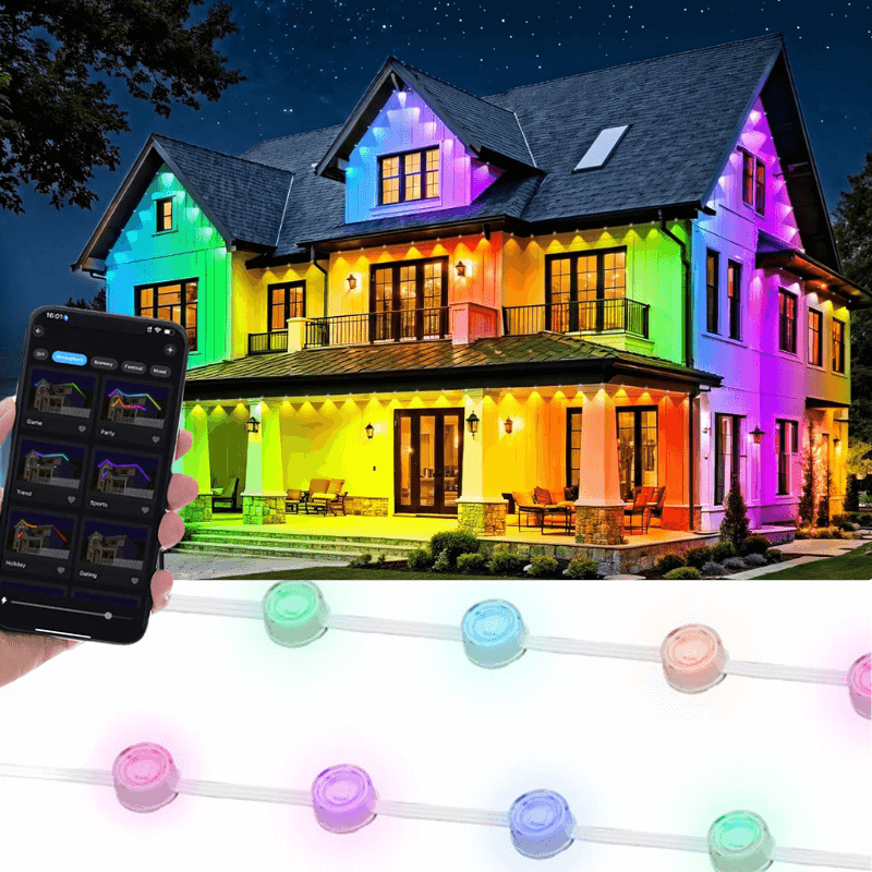 LED String Lights for Bright Outdoor Decoration and Ambience