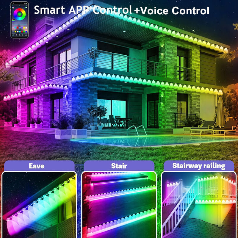 LED String Lights for Bright Outdoor Decoration and Ambience