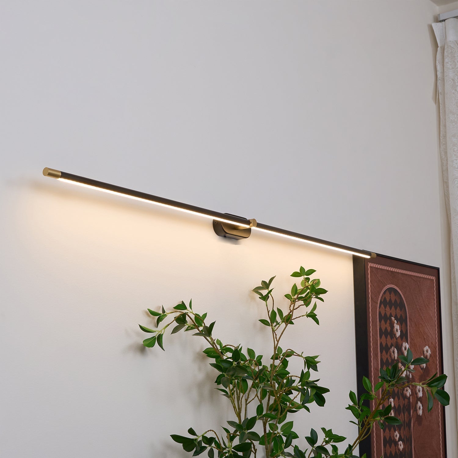 Linear LED Wall Light with Minimalist Design