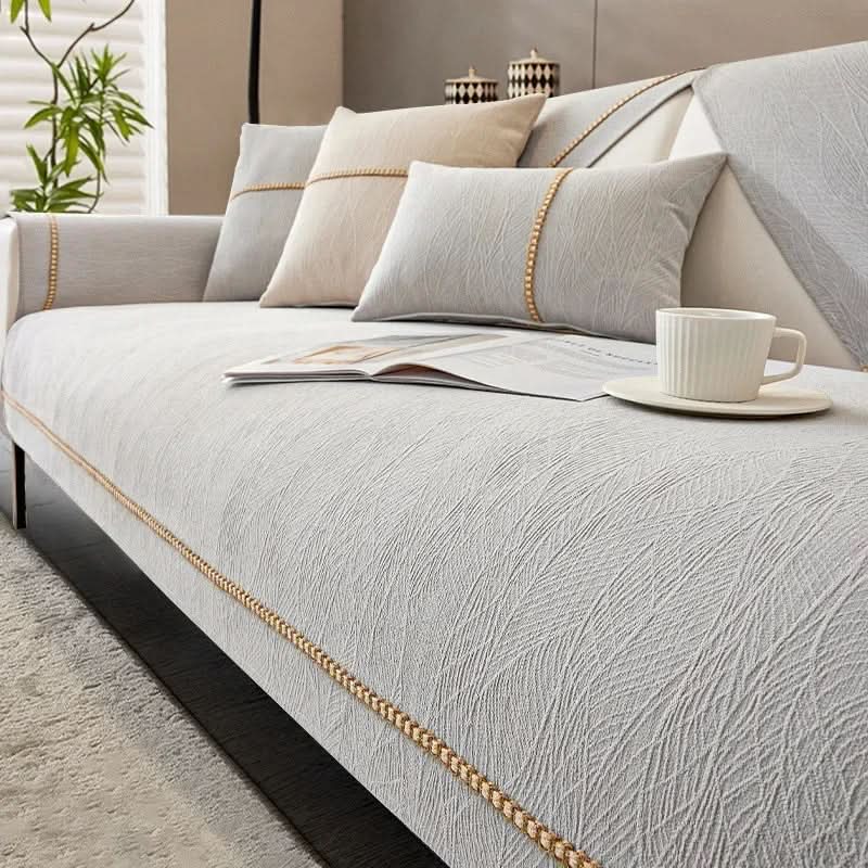 LinenLux Sofa Cover for Elegant Protection and Everyday Comfort