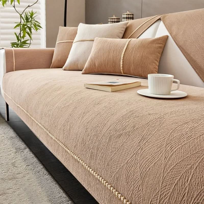LinenLux Sofa Cover for Elegant Protection and Everyday Comfort