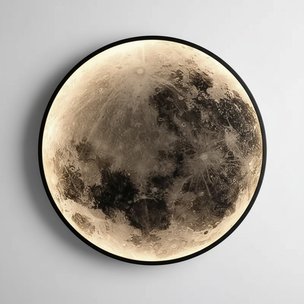 Luna Glow | Moon Wall Lamp with Ambient LED Light