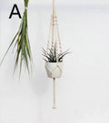 Macrame Hanging Planter with Cotton Rope Design