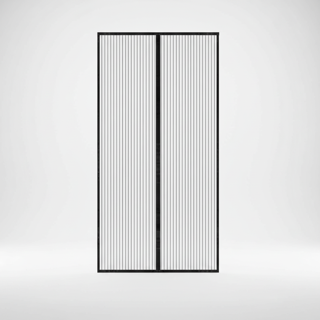 Magnetic Soft Gauze Mesh Door Curtains with Auto Close
