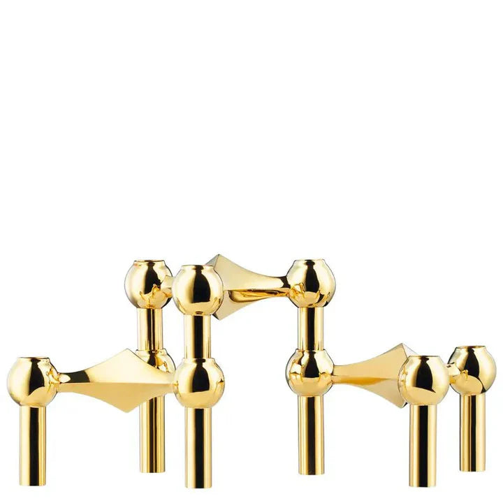 Metal Candle Holder for Modern Sculptural Decor