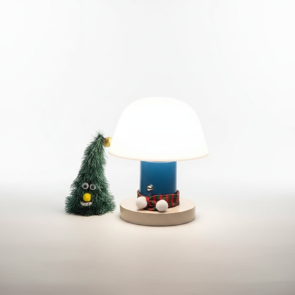 Mini Mushroom Table Lamp with Touch Dimming
