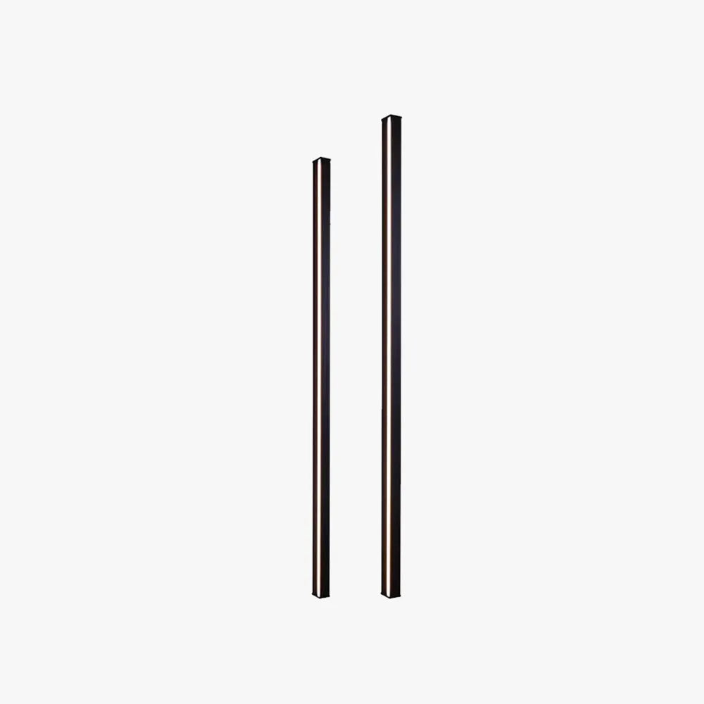 Minimalist Linear Wall Light with LED Strip Glow