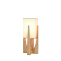 Minimalist Wood Frame Fabric Shade Lamp