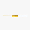 Modern Black & Gold Vanity Mirror Wall Light with LED Bar