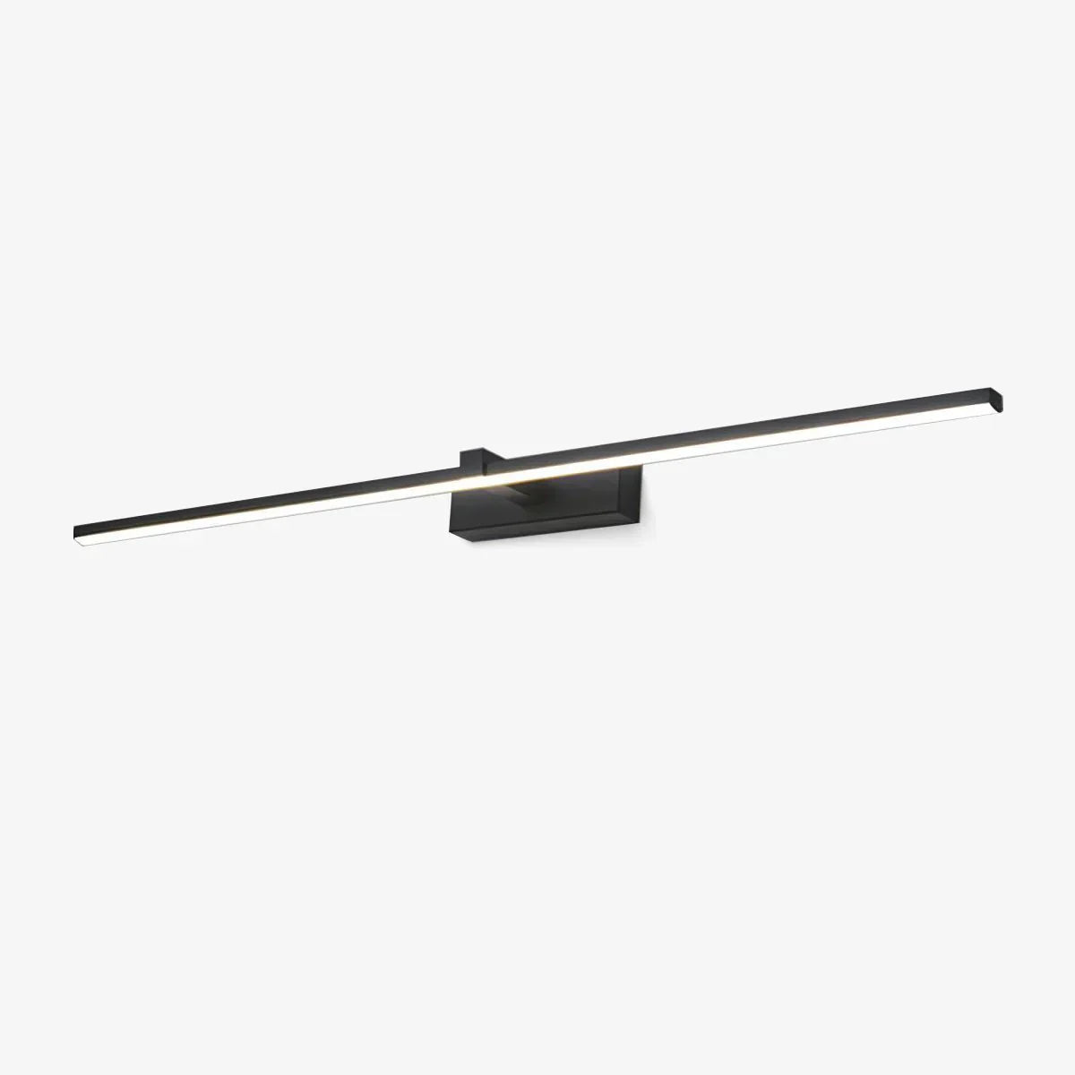 Modern Black & Gold Vanity Mirror Wall Light with LED Bar