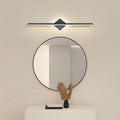 Modern Black Vanity Mirror Wall Light with LED Bar
