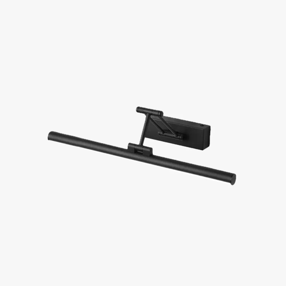 Modern Black & White Vanity Wall Mirror Light with LED Bar
