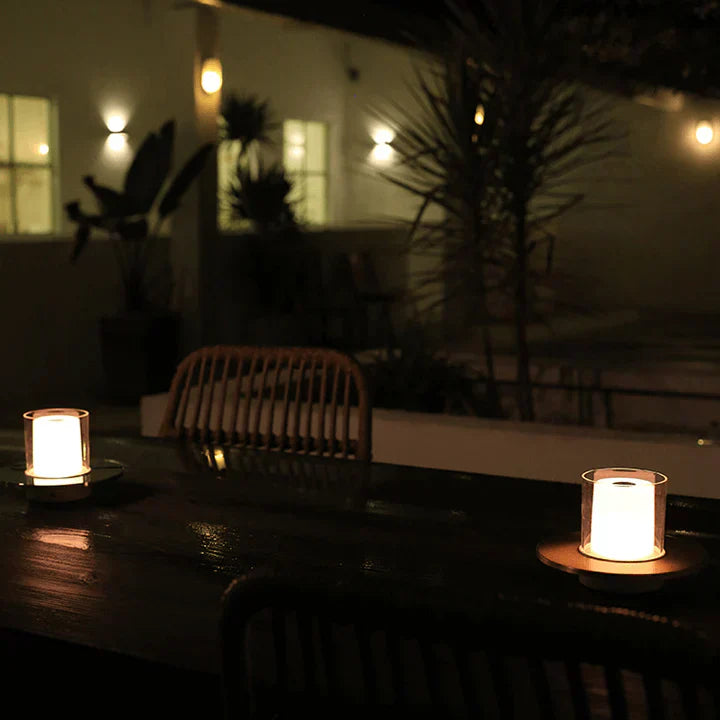 Modern Candle Warmer Lamp with Glass Cover