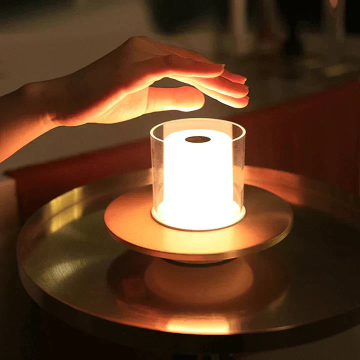 Modern Candle Warmer Lamp with Glass Cover