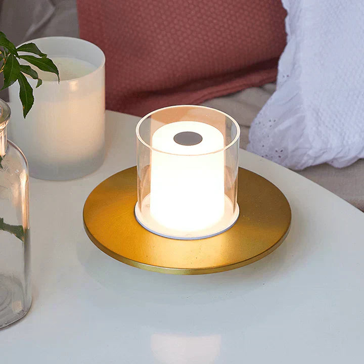 Modern Candle Warmer Lamp with Glass Cover