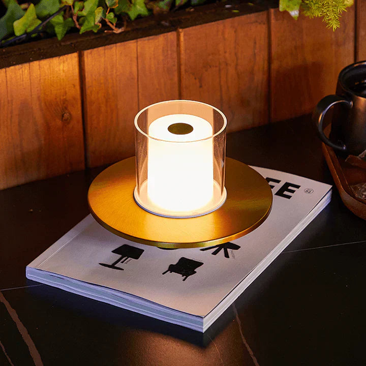 Modern Candle Warmer Lamp with Glass Cover