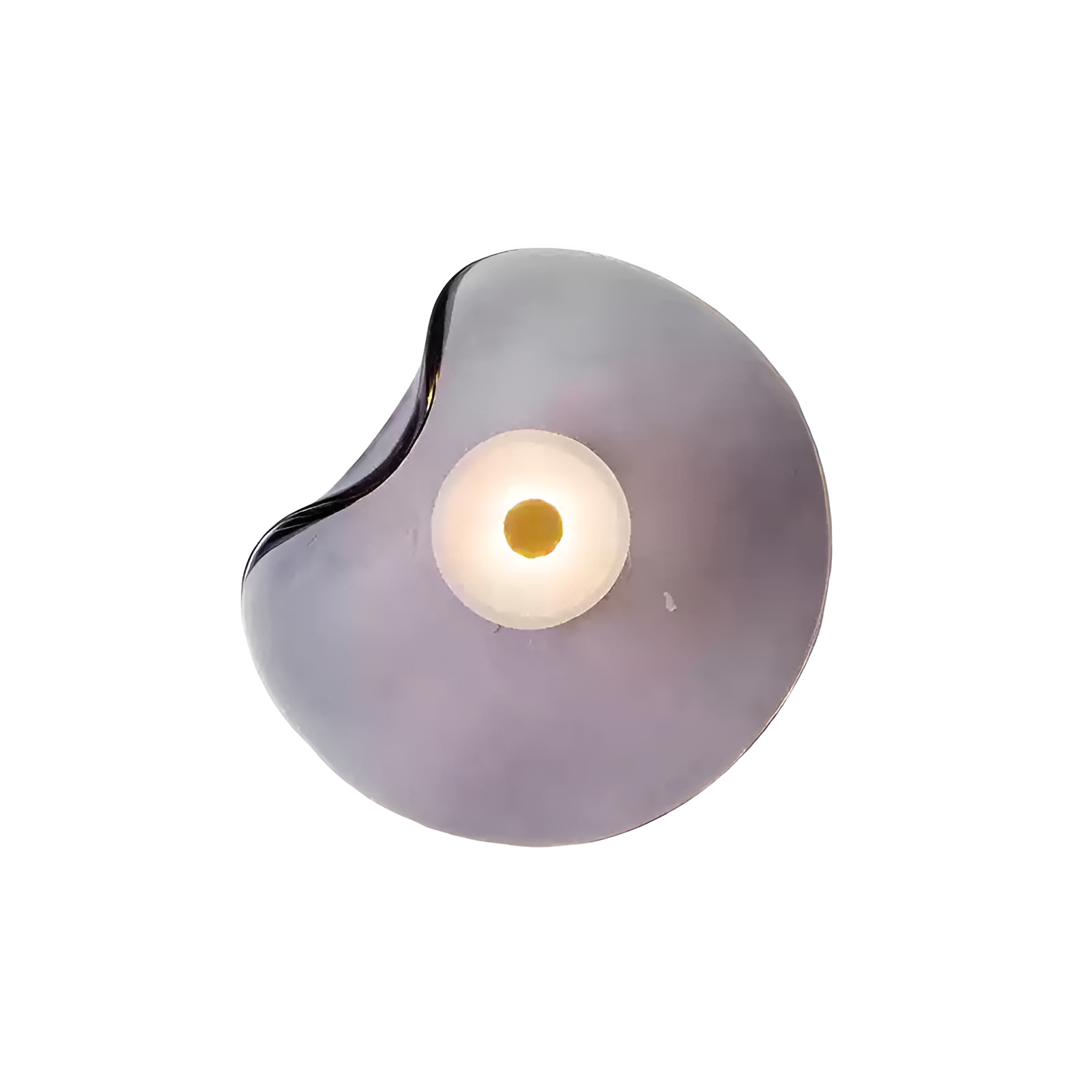 Wabi-Sabi Organic Wall Sconce with Sculptural Japandi Design