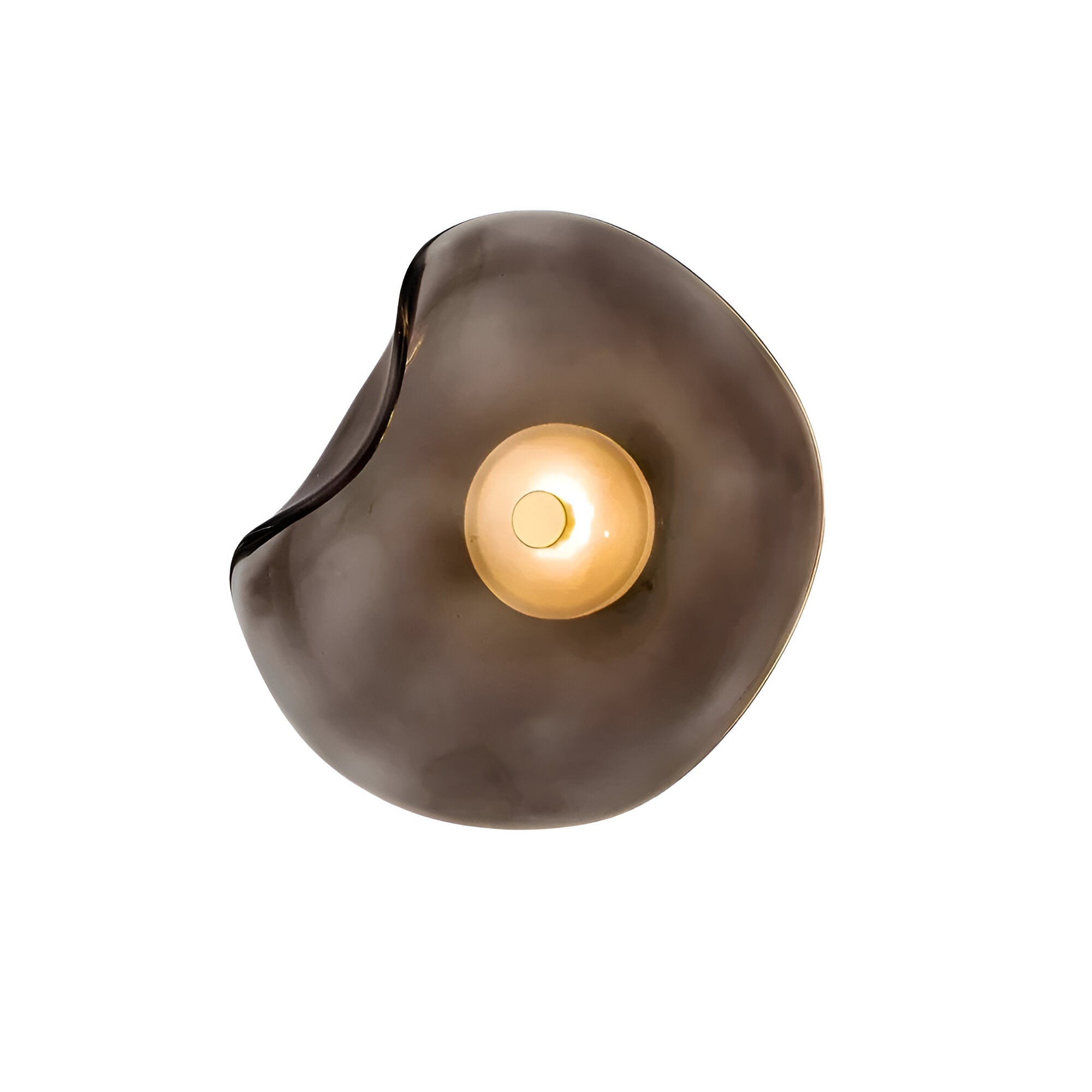 Wabi-Sabi Organic Wall Sconce with Sculptural Japandi Design