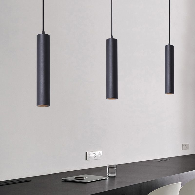 Modern Cylinder Pendant Light with Minimalist Tube Design