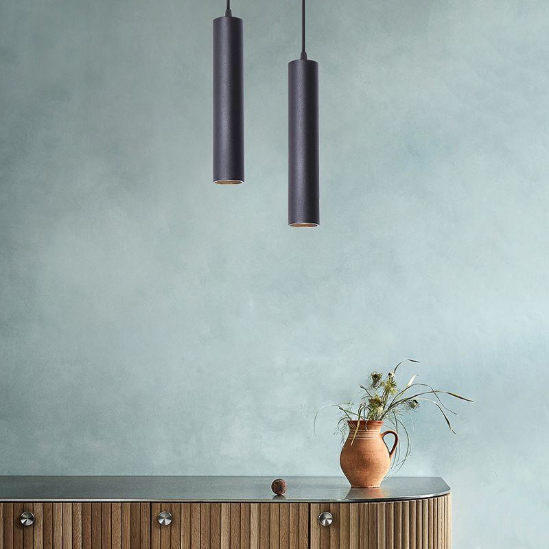 Modern Cylinder Pendant Light with Minimalist Tube Design