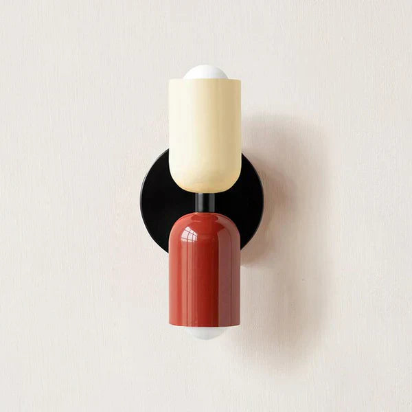 Modern Garden Wall Light with Dual LED Glow