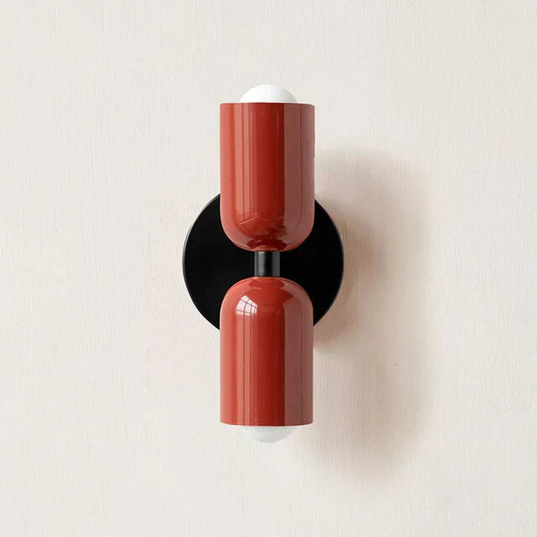 Modern Garden Wall Light with Dual LED Glow