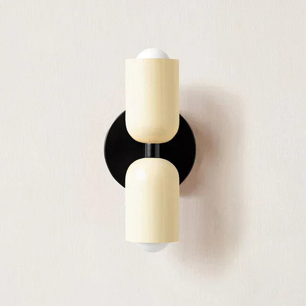 Modern Garden Wall Light with Dual LED Glow