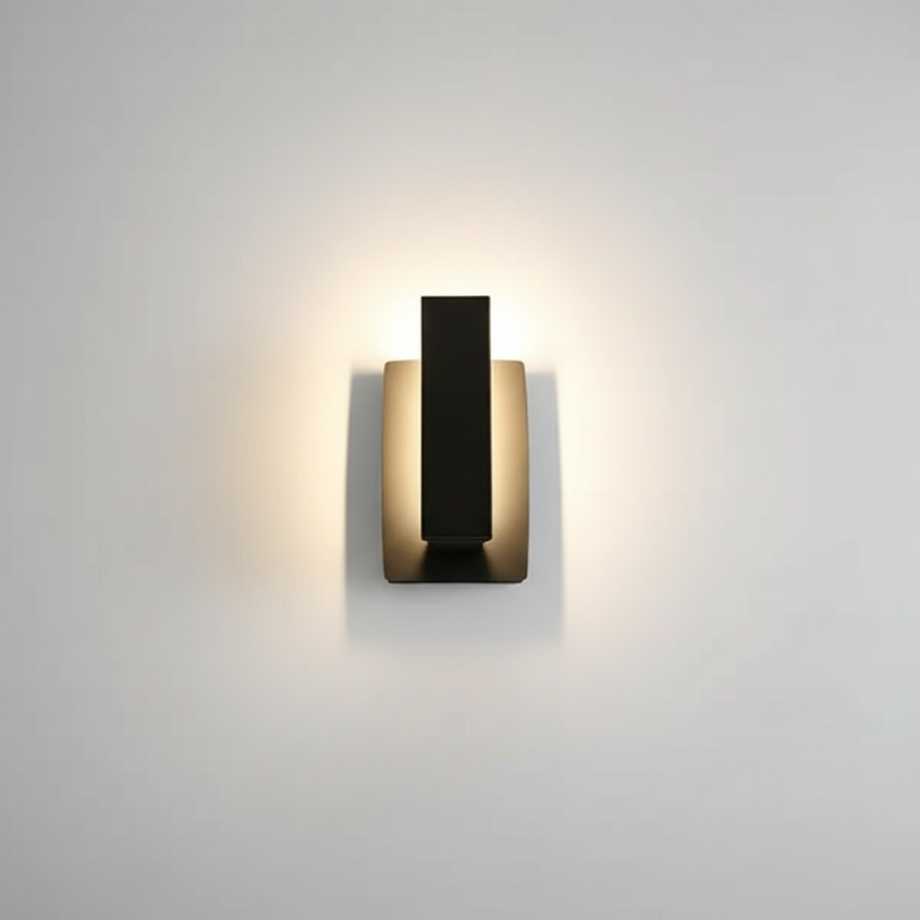 Modern Garden Wall Light with LED Up Glow