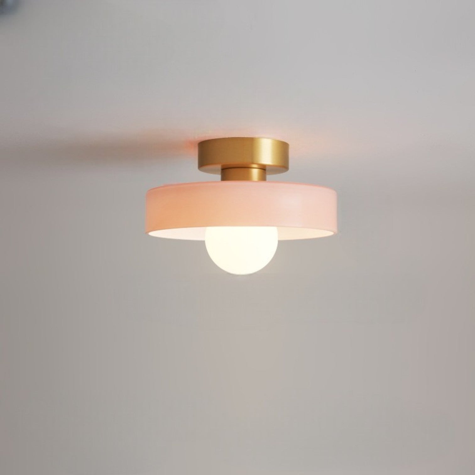 Modern Glass Ceiling Light with Bauhaus Style