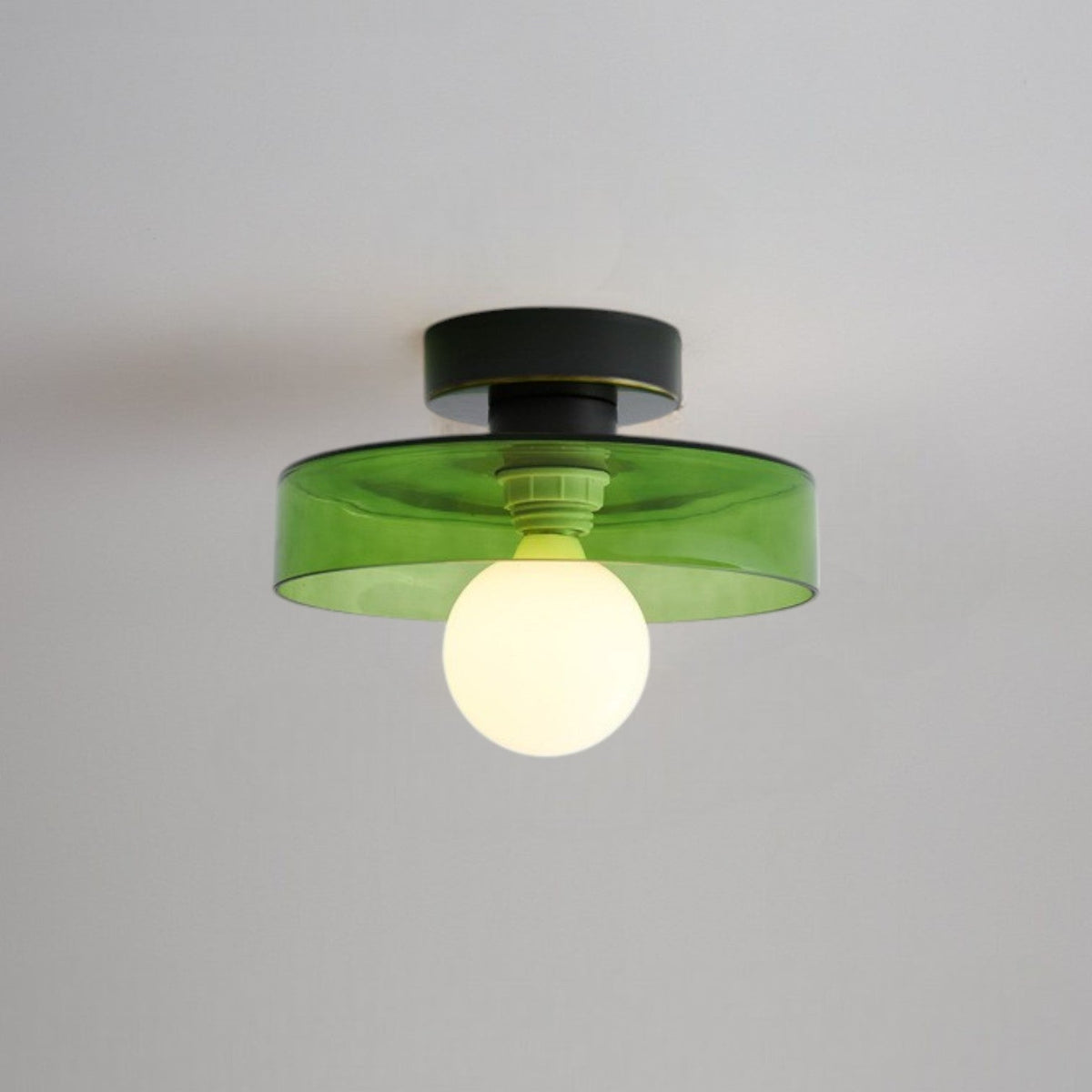 Modern Glass Ceiling Light with Bauhaus Style