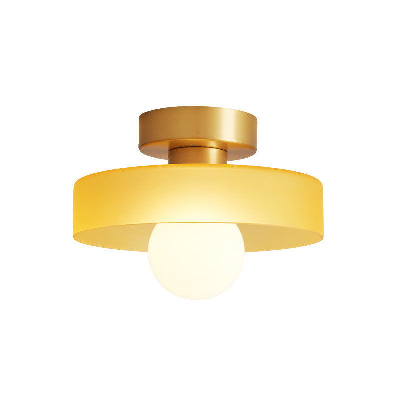 Modern Glass Ceiling Light with Bauhaus Style