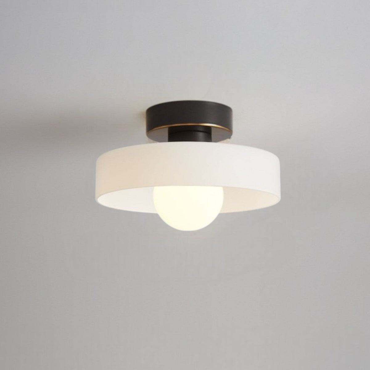 Modern Glass Ceiling Light with Bauhaus Style