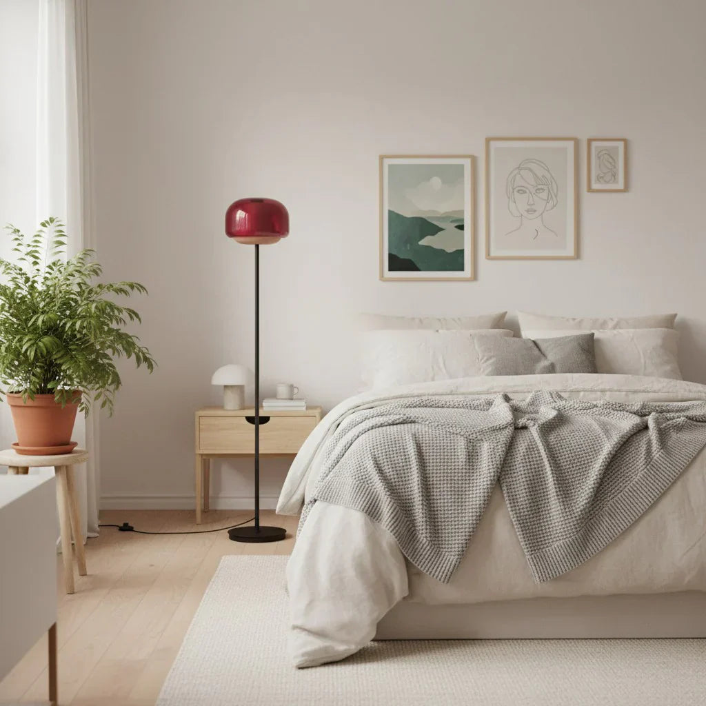 Modern Glass Floor Lamp for Elegant Ambient Lighting
