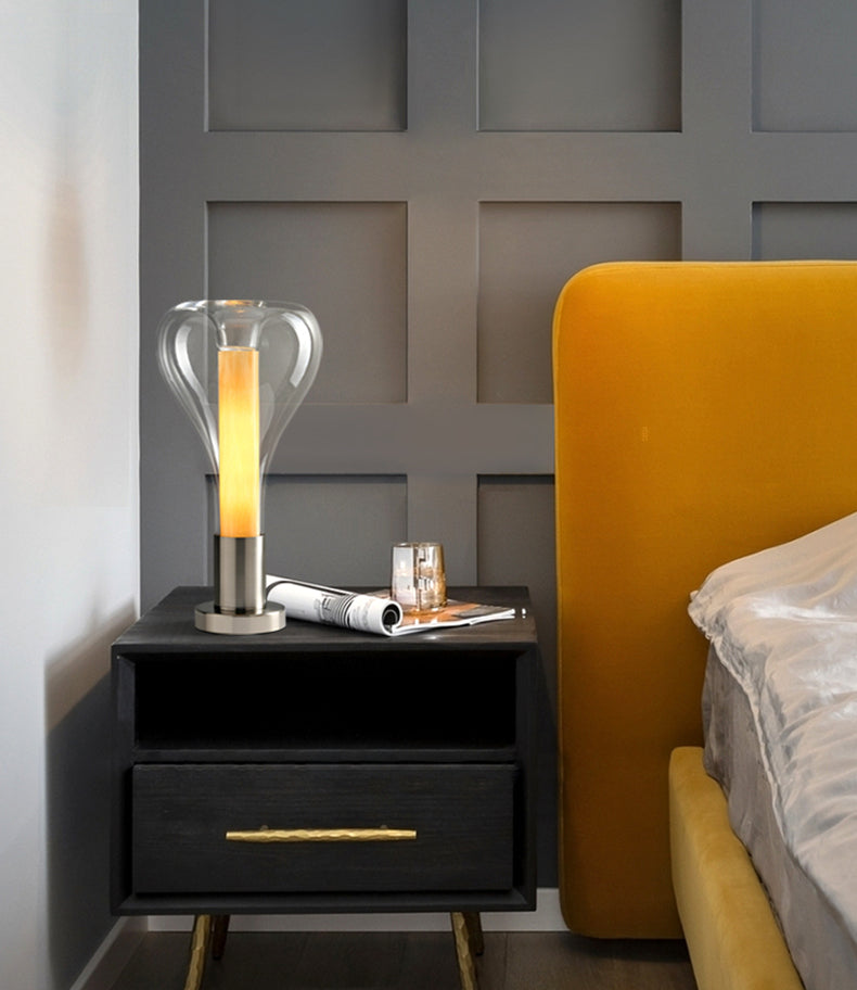 Modern Glass Lava Table Lamp