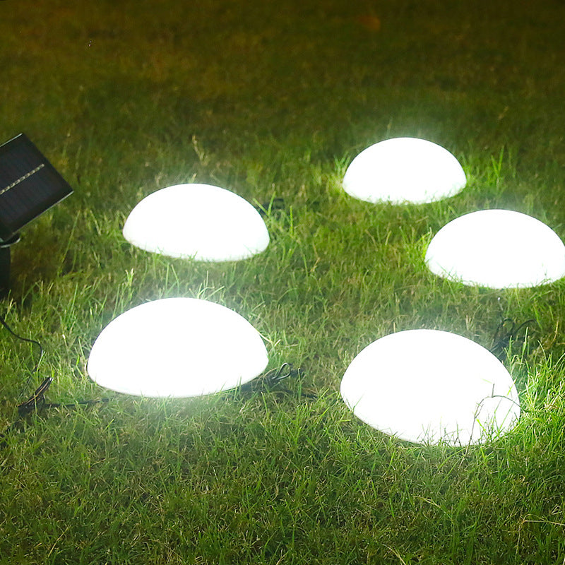 Modern Glass Pendant Garden Light with Cylindrical Shade