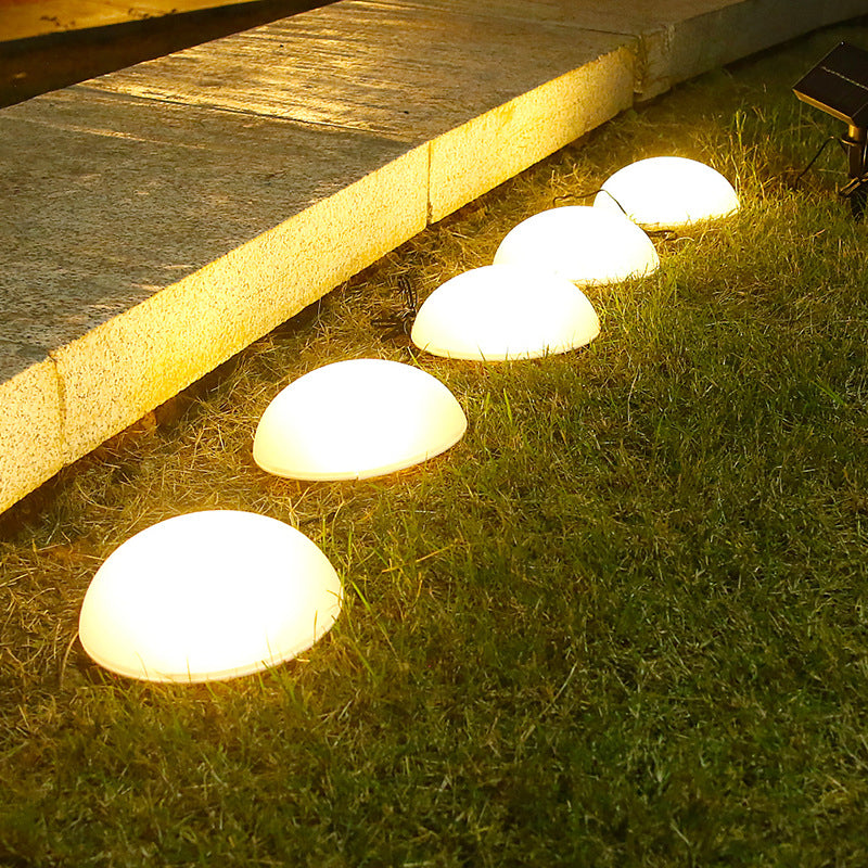 Modern Glass Pendant Garden Light with Cylindrical Shade
