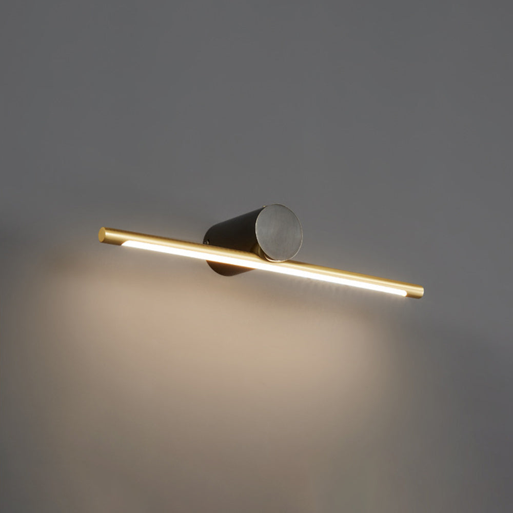 Modern Gold Vanity Mirror Wall Light with LED Bar