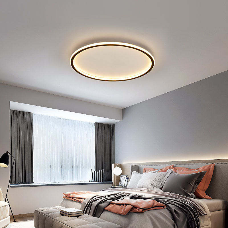 Modern Halo Flush Mount Ceiling Light