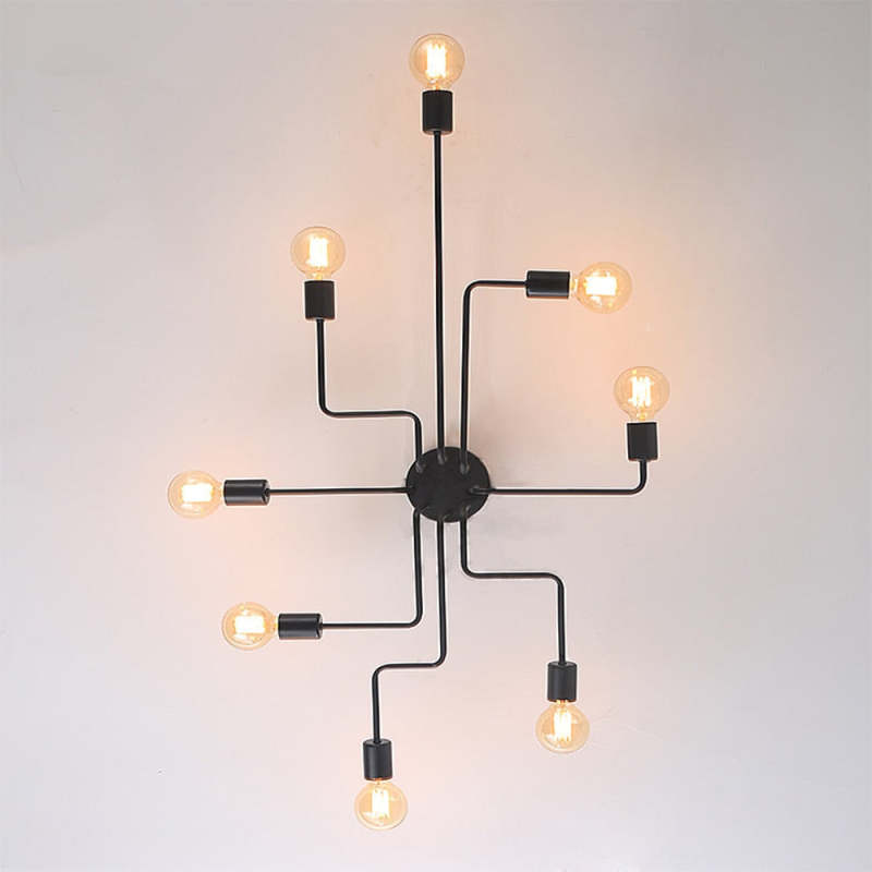 Modern Industrial Multi-Arm Ceiling Light