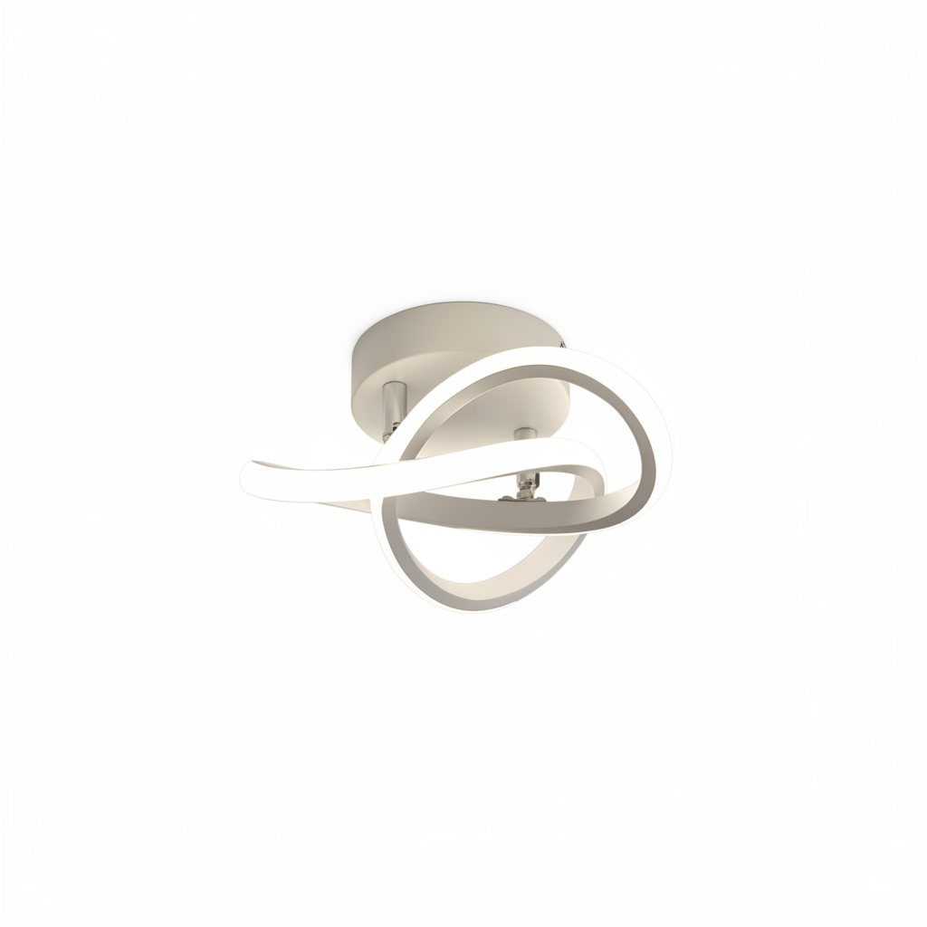 Modern Infinity Loop LED Ceiling Light