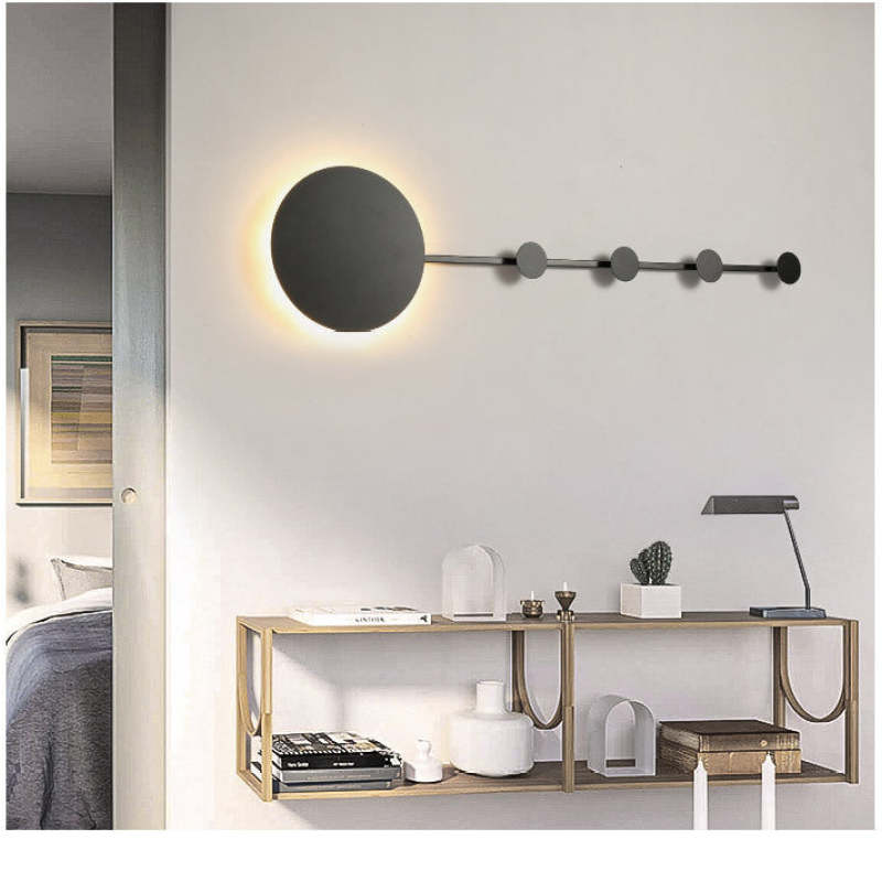 Modern LED Porch Wall Light With Hooks