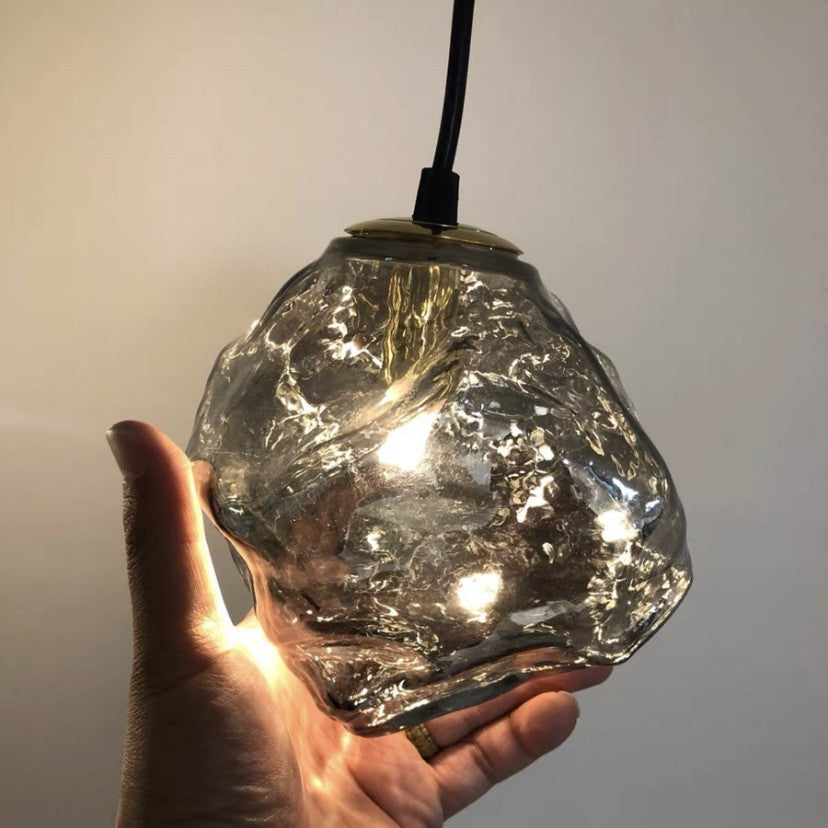 Modern Lava Glass Pendant Light