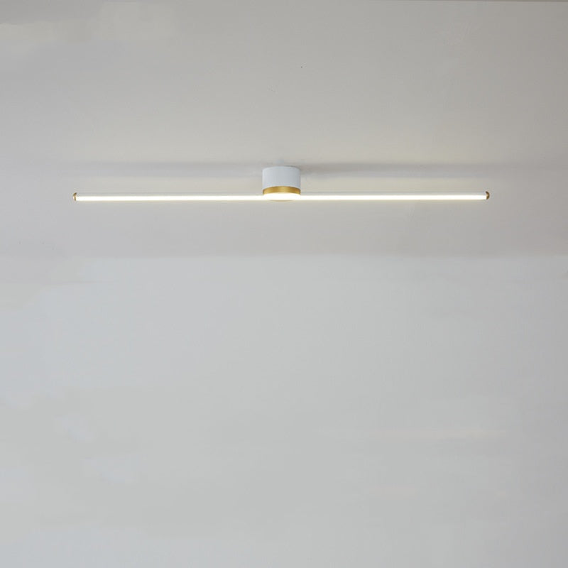 Modern Linear Flush Mount Ceiling Light with Minimalist LED Bar