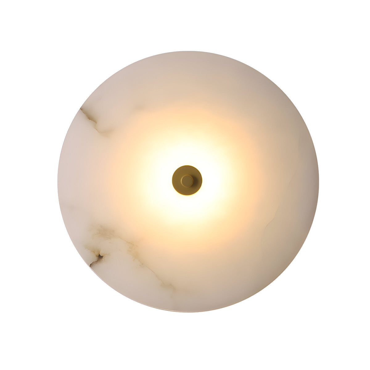 Modern Marble Round LED 1-Light Wall Light