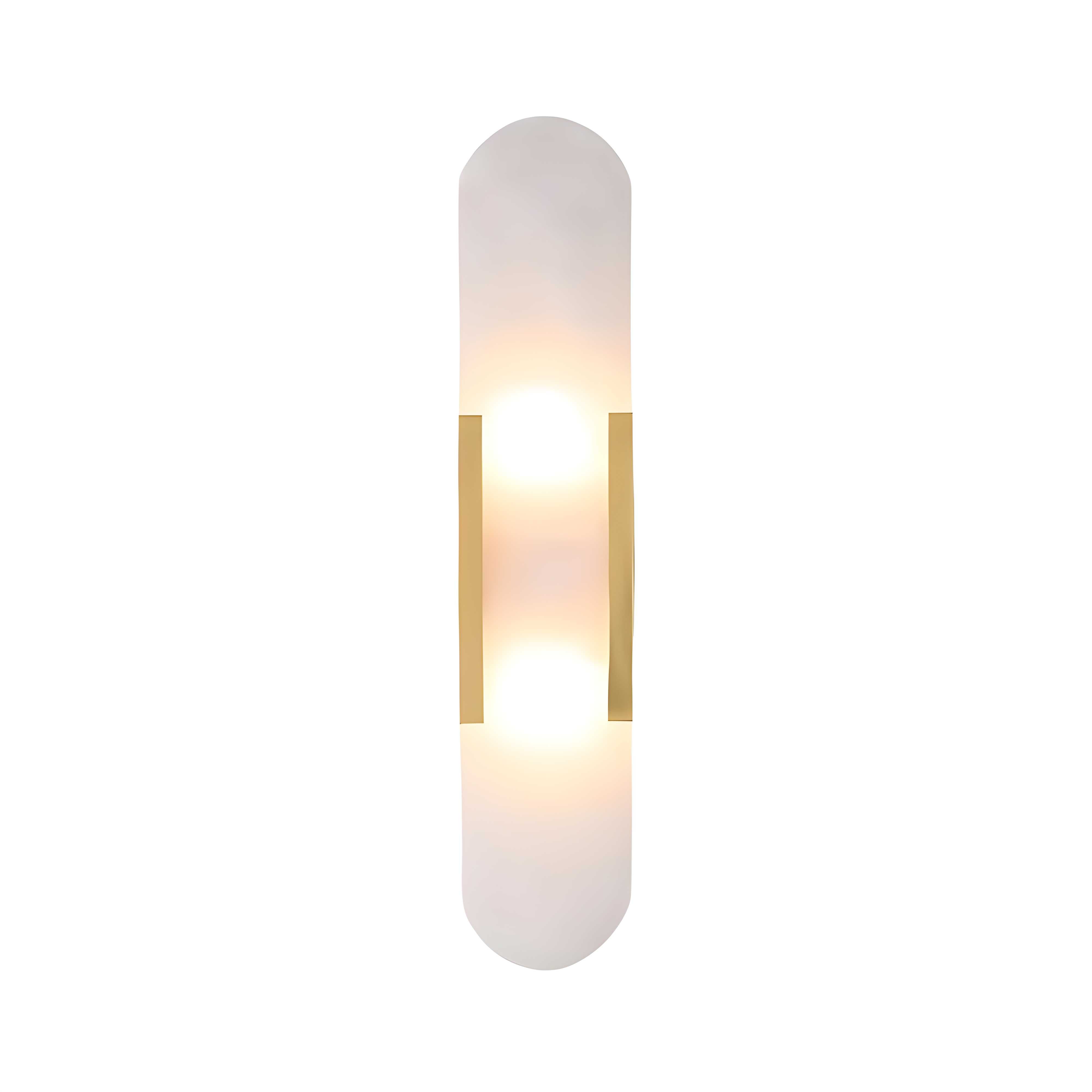 Modern Marble Wall Light with LED Glow