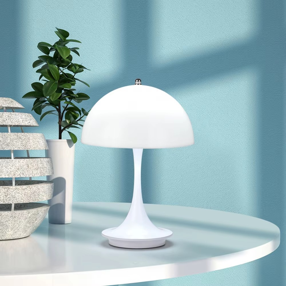 Modern Mushroom Table Lamp with Dimmable LED