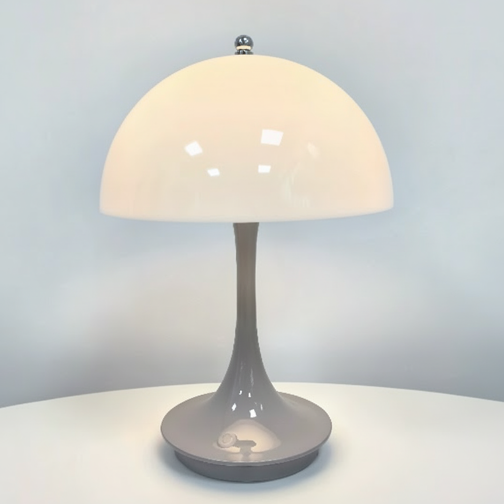 Modern Mushroom Table Lamp with Dimmable LED