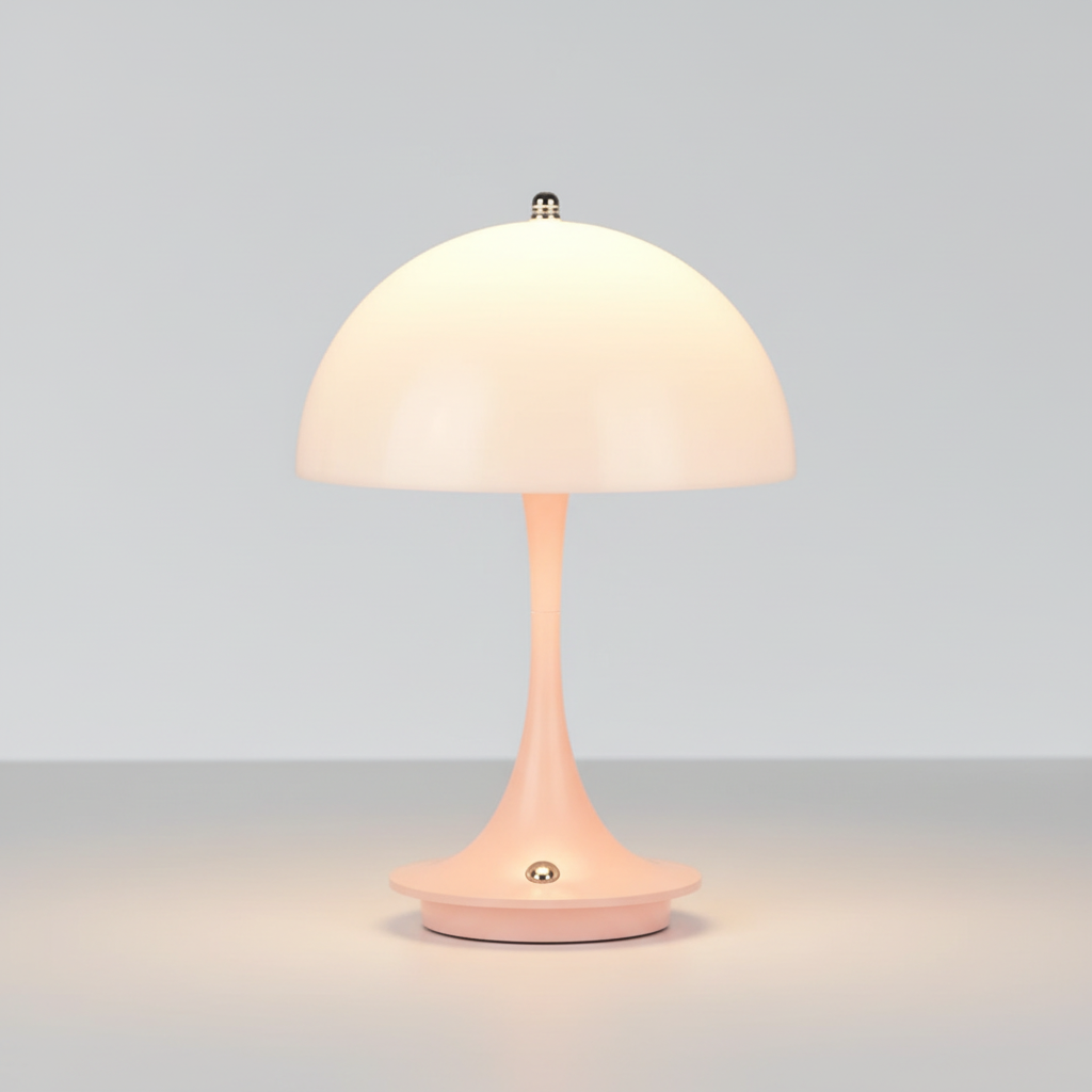 Modern Mushroom Table Lamp with Dimmable LED