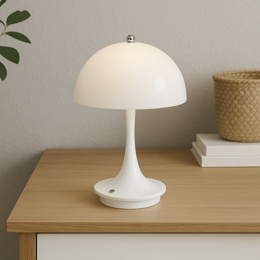 Modern Mushroom Table Lamp with Warm Ambient Glow